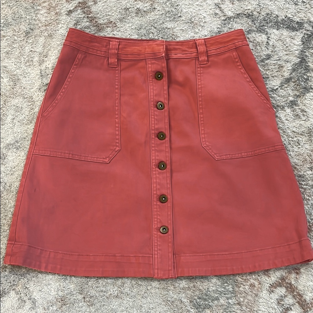 Pilcro Button-Front Women's Skirt from Anthropologie